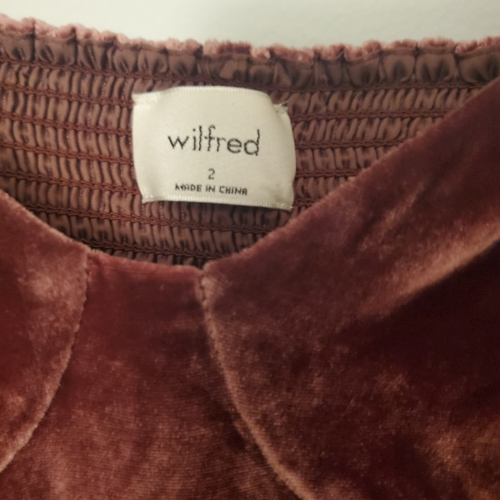 Wilfred Novella Velvet Dress - Picture 5 of 9